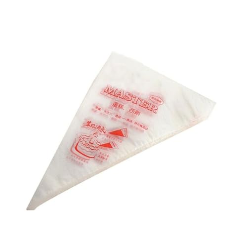 100 Bolsas Desechables para Decorar de Glaseado PVC Herramientas Repostería Pasteles Galletas Chocolate y Tarta Fáciles Cortar Manejar Flexibles Transparentes Decoración Instantánea Sin Limpieza Desor