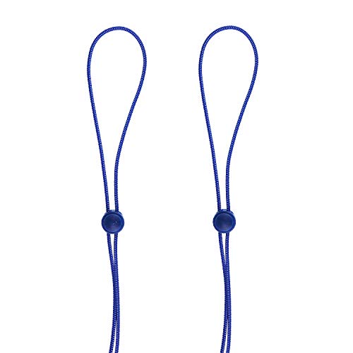Zelerdo 2 Pack Swim Goggle Straps Replacement Bungee Cord Straps (Blue)