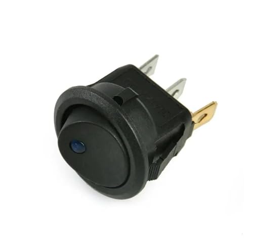 Interruptor LED redondo para solucionar cortes de energía 12V 2