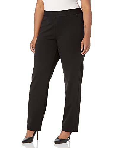 Skyes The Limit Women's Plus-Size Ponte Pant with Back Zip Pocket