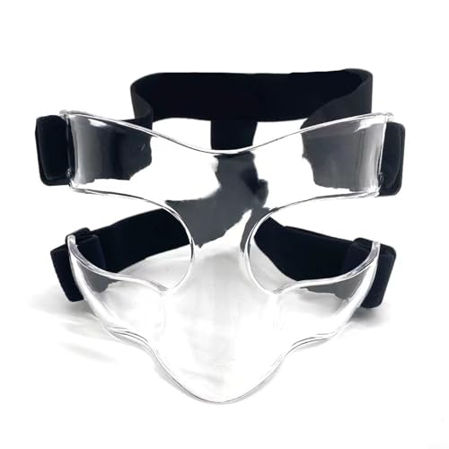 Protector nasal deportivo ajustable para la prevención eficaz de lesiones (media cara)