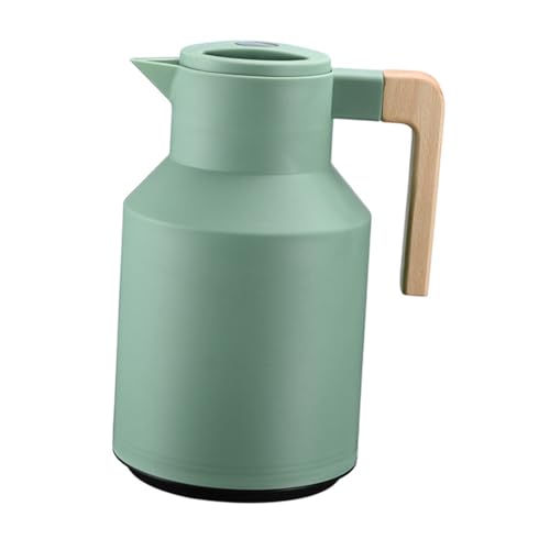 POPETPOP 保温ポット 真空断熱 ガラス内胆 家用保温水壺 おしゃれ耐熱ケトル 保冷対応 コーヒー紅茶ミルク対応