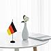 2 Pack Germany Desk Flag, German Table Office Flags, Small Miniature Desktop Flag With 12