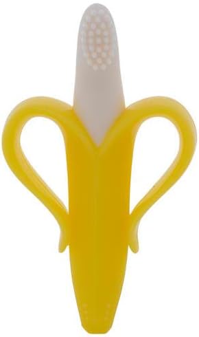 A-Peeling-Banana Bendable Training Toothbrush for Infants