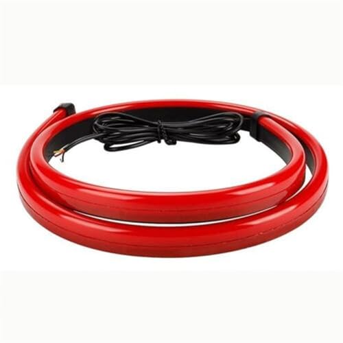 Genérico Tercera luz de freno trasero Las terceras luces de freno Coche Luz de freno de parada de montaje alto universal Luz de freno de montaje alto central Lente ahumada(90cmx1.7cm)