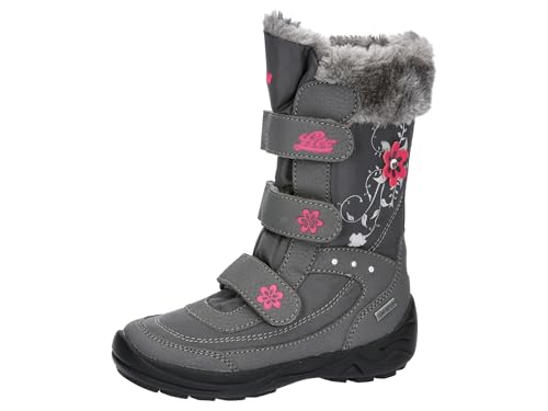 Lico Mädchen Mary V Schneestiefel, Grau Pink, 33 EU