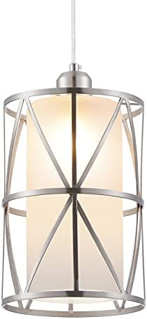 Adcssynd Pendant Lights Kitchen Island, Modern Pendant Lighting for Kitchen Island, Glass Pendant Light, Kitchen Pendant Lighting Over Island, Brushed Nickel Pendant Light in Kitchen Island