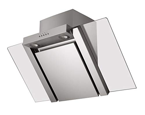 Preisvergleich Produktbild PKM 9878LZ Wandhaube / Edelstahl / Glas / 90 cm / LED-Beleuchtung