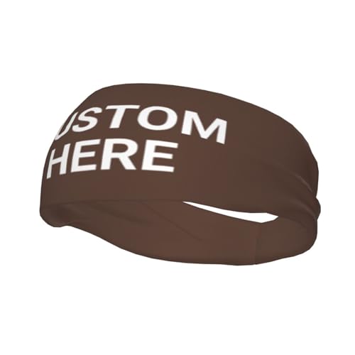 Image of Custom Sports Headband Custom Sweatband Bandana Add Your Image Logo Text Number. Bulk Custom Men Or Women Moisture Wicking Ventilate Elastic ﻿Headband