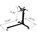 Torin Engine Stand: Steel Rotating Engine Lift Stand with 4 Adjustable Arms and 360 Degree Rotating Head, 3/8 Ton (750 lb) Capacity - Black
