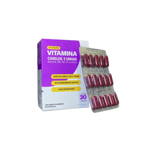 Vita Mune Cabelos E Unha 30 Cápsulas