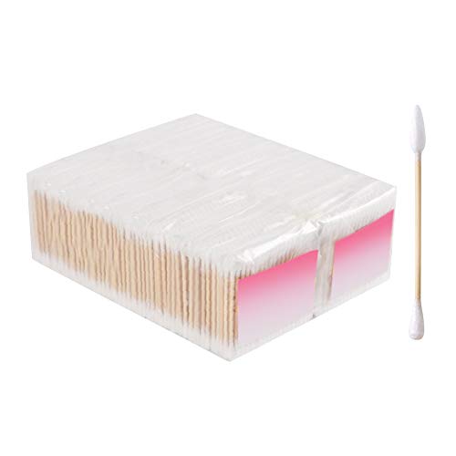 Preisvergleich Produktbild Daytwork Beauty Zubehör Wattestäbchen Knospen - Doppelkopf Baumwolle Wolle Tupfer Knospe Holzgriffe Ohr Make up Reinigung 400-2000 Stück