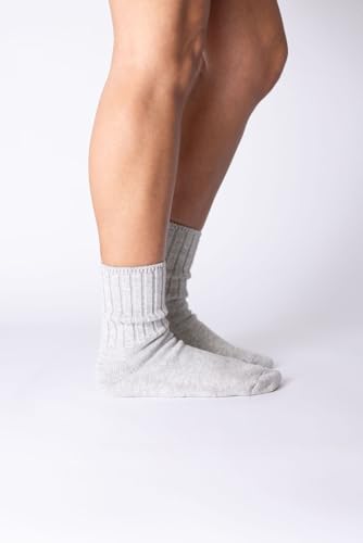 MELUSA Cashmere Wool Camp Socks for Women, 3 Pairs Super Warm Cozy Winter Gift Crew Socks4