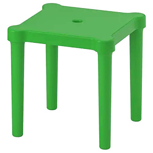 Ikea Utter Children's Stool, in/Outdoor, Green(Seat Width: 0.280 m (11") Seat Depth: 0.280 m (11") Seat Height: 0.270 m (10 5/8")) with TSS Cotton Balls(5 Pieces)-picture-15