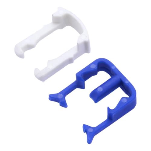 beler 7.89mm Blue & White External Injector Pump Diesel Filter Fuel Line Clip Fit for Jeep Wrangler Compass