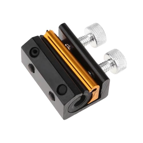 Image of Cable Lubricator, Aluminum Portable Wire Lubricant Tool Brake Cable Luber, Dual Throttle Clutch Line Oiler for Bike Scooter Motorcycle ATV Dirt-Bike, Car Accessories (Black & Golden)