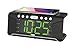Naxa Electronics NRC-190 Dual Alarm Clock with Qi Wireless Charging Function for Smartphones/iPod/iPhone/Tablets, LED Display, Black