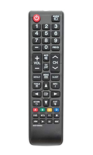 Aa59-00666A Replaced Remote Fits For Samsung Tv Un32Eh4003V Un40Es6003F Lh32Hdbplga Un32Eh4003Fxza Un39Eh5003Fxza Un60Eh6003Fxzahh01 H32B H40B H46B Lh32Hdbplga/Za Lh40Hdbplga/Za Un40H5003 #TOP4