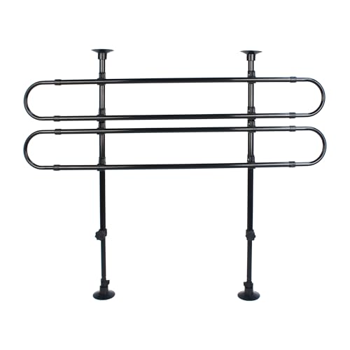 Sakura Cancelletto di sicurezza universale per cani per auto SS5260 - facile da installare su hatchback, SUV, furgoni, monovolume, altezza regolabile: 63 - 110 cm; larghezza regolabile: 86 - 150 cm