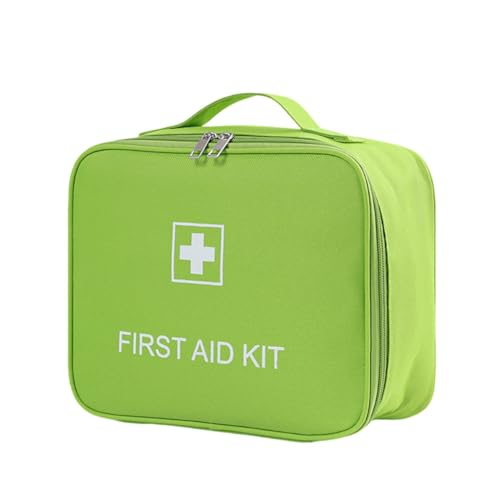 Image of First Aid Bag - Travel Medicine Bag Organizer - Empty Medical Supplies Organizer Bag Portable Travel Medicine Pouch for Home Office Kitchen Traveling Hiking Cycling Work