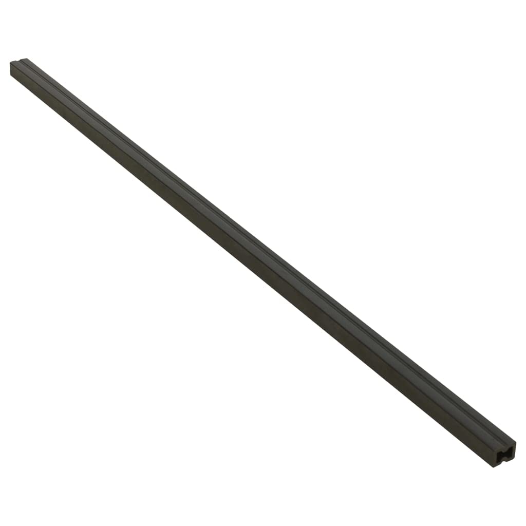Lot de lames de terrasse WPC avec accessoires marron gris 10 m² 2,2 m de long, 23 mm d'épaisseur, lames de co-extrusion pour balcon, piscine, imperméables et durables avec structure en bois