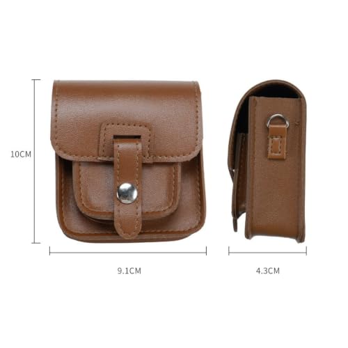 Housse de transport compatible avec Anbernic RG SP, sac de transport rétro avec poche avant et boucle de ceinture, sac de rangement portable pour console portable, accessoire de voyage – vue 5