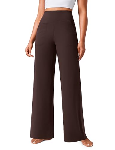 CRZ YOGA Womens Butterlift High Waisted Wide Leg Pants with