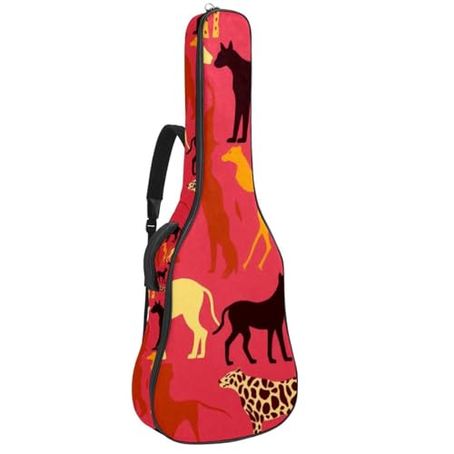 Sac pour guitare étanche et anti-choc avec de grandes poches accessoires