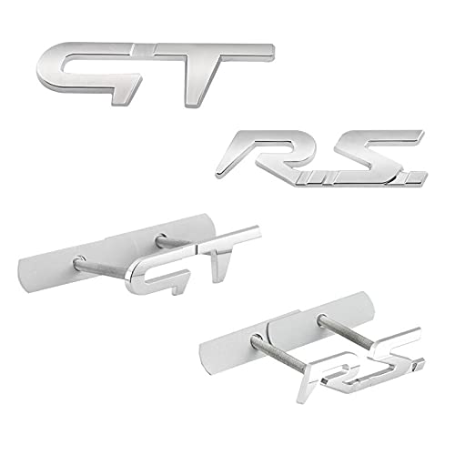 Auto 3D Uiterlijk Sticker GT RS Auto Sticker Grille Voor Renault RS GT Sport Clio Scenic Megane Koleos Sandero Safrane… - Afbeelding 6