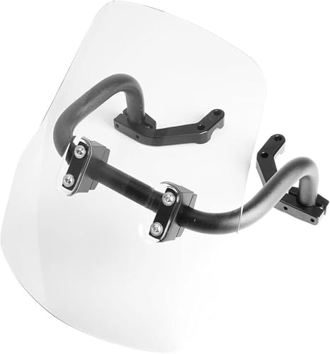 バイクのウインドスクリーン オートバイのフロントガラスデフレクター CRF250L CRF250S CRF250M CRF300L 2021 2022 2023用(Clear)