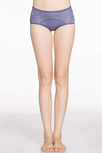 Image of YOYI FASHION Women Menstrual Period Briefs Jacquard Easy Clean Panties US Size XXS-5XL /12