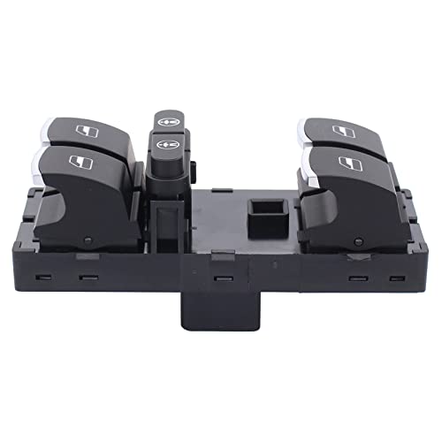 Doo Engy Fensterheber Schalter elektrischer Fensterheberschalter Zentralverriegelung Schalteinheit Hauptschalter Fenster Taste schwarz vorne links für Sha-ran 7N Toua-reg 7P Tou-ran 1T Alhambra