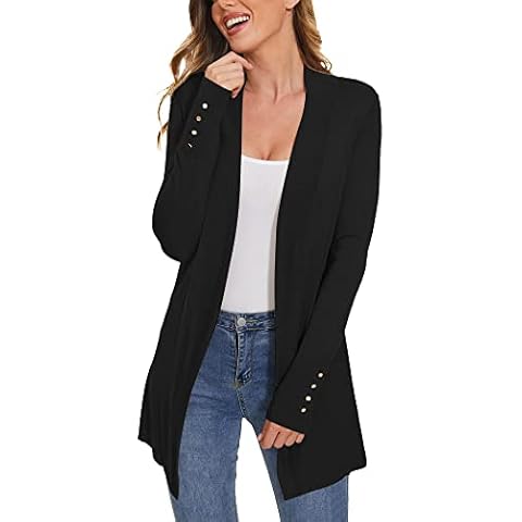 A ROW Black Cardigan Cover