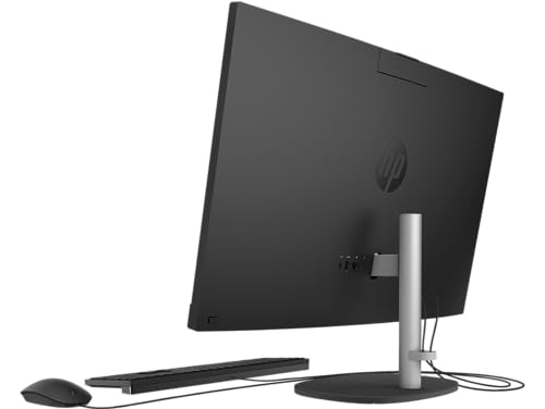 Image of HP 27 All-in-One Desktop 1TB SSD 64GB RAM (Intel 13th Generation Core i7 Processor with 10 cores - Turbo Boost to 5.0GHz, 1 TB SSD, 64 GB RAM, 27-inch FullHD, Win 11) PC Computer Essential Pavilion