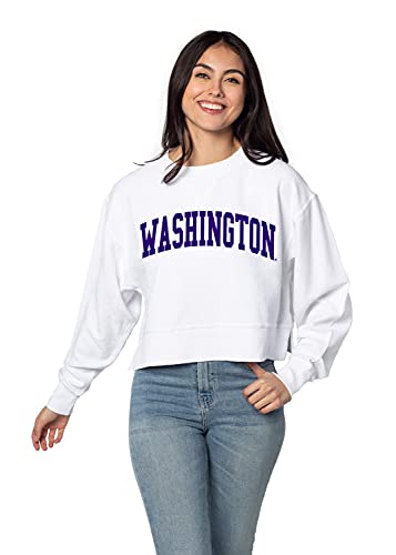 Image of chicka-d NCAA womens Corded Boxy Pullover