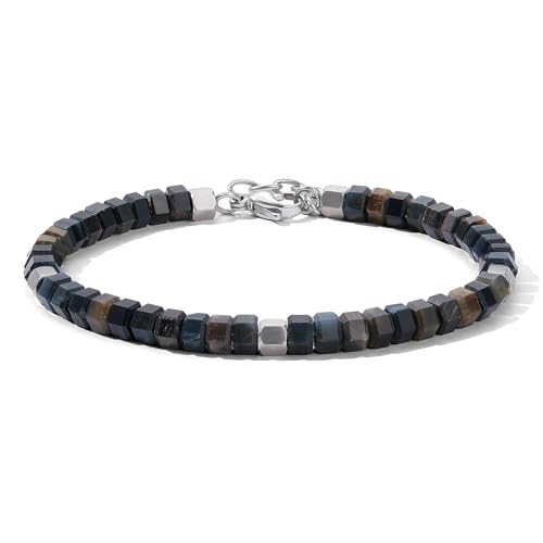 Pulsera de piedras naturales con cuentas para hombre miniatura 1