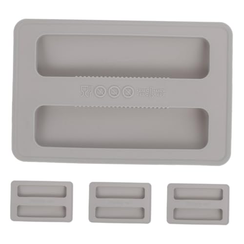 MOTHNUR 4 Piezas Accesorios Para Tostadora Tapa Tostadora Con Base Fabricante Calor Aparato Funda Para Panificadora De Cocina Accesorios Tostador Cubierta De Tostadas Gris Gel De Sílice