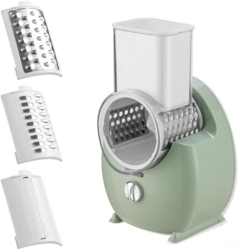 電動野菜カッター器 USB充電 多機能 野菜 ナッツ用 キッチン用品 取り外し可能 ブロックチーズ Tasydi (17*17*29cm,B)