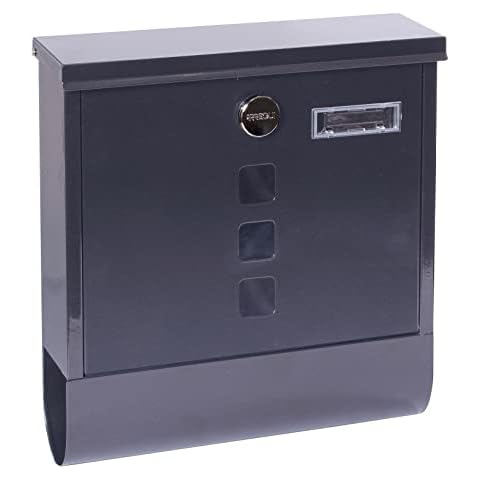 Buzón de Pared Arregui Chance E7005 con Portaperiódicos, Antracita Cover