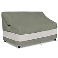 Aacabo Outdoor Sofa Cover,Patio Loveseat Cover,3-Seater Bench Cover,Waterproof Heavy Duty Patio Furniture Covers,79" W x 38" D x 35" H Inches Grey Green