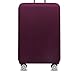 YianBestja Elastisch und Einfarbig Kofferhülle Koffer Abdeckung Schutzhülle Kofferschutzhülle Kofferbezug Luggage Gepäck Cover mit Band und Klettverschluss (Fuchsie, L (25-28 Zoll))