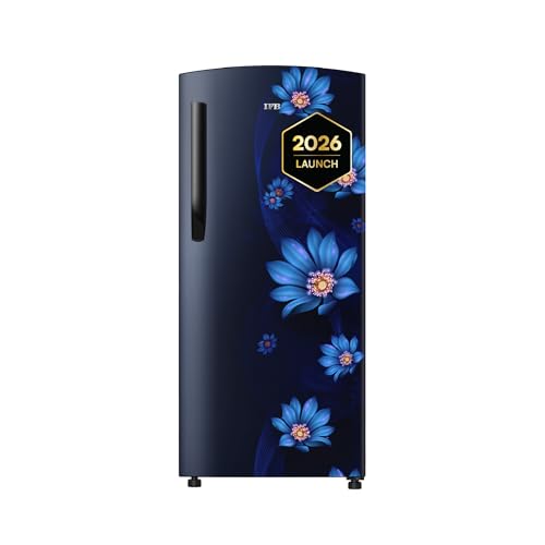 Image of IFB 187L 2 Star Direct-Cool Single Door Refrigerator with 30 Hrs Cooling Retention, Big Vegetable Box, XL Bottle Bin & 4 Year Super Warranty (2026, IFBDC-213BXBWE, Wild Flower Blue)