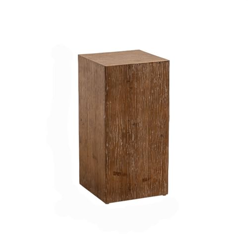 Mesa auxiliar moderna para café Mesa auxiliar cuadrada de madera for sofá, mesa redonda pequeña for sala de estar, dormitorio, cafetería for comprar té, mesa esquinera creativa Simple Mesa auxiliar pa