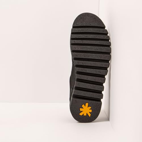 Art Unisex. 115951101003_001 Sapatilhas De Couro 1595 Preto (37), Plano, CordãO, Casual - 3