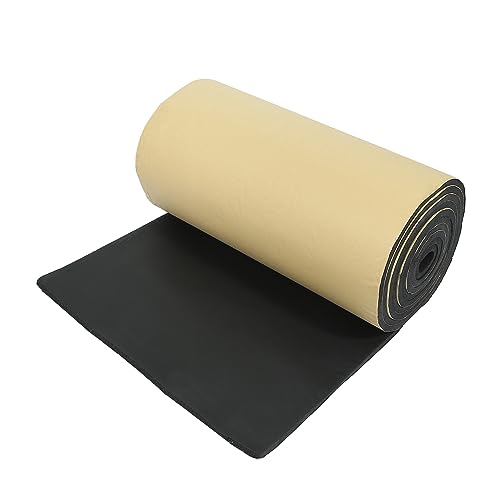 sourcing map 10mm Isolant Thermique Voiture Moteur Capot Insonorisant Phonique Porte Coffre 100x50cm