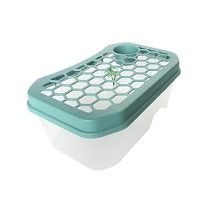 Hunjhyc Schildkrötenbecken LJ43 Terrarium mit Deckel