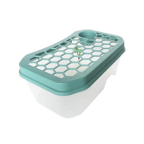 Hunjhyc Schildkrötenbecken LJ43 Terrarium mit Deckel
