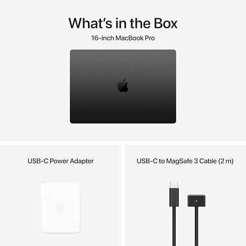Apple 2024 MacBook Pro Laptop with M4 Pro, 14‑core CPU, 20‑core GPU: Built for Apple Intelligence, 16.2-inch Liquid Retina XDR Display, 24GB Unified Memory, 512GB SSD Storage; Space Black by Apple - Image 6