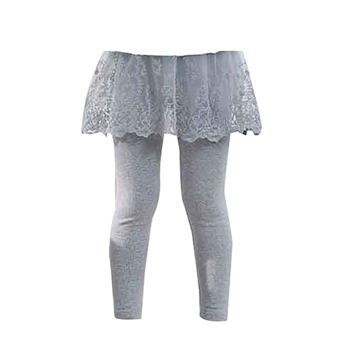 Kids Tulle Lace Leggings with Skirt 𝐓winkle Star 𝐑uffle School 𝐔niform Skirt Girls Soft Warm Stretchy Pants
