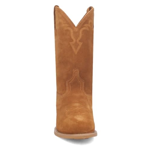 Image of Laredo Mens Larkin Round Toe Pull On Casual Boots Mid Calf - Brown